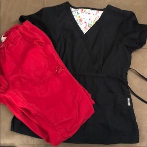 Pair of Koi Scrubs